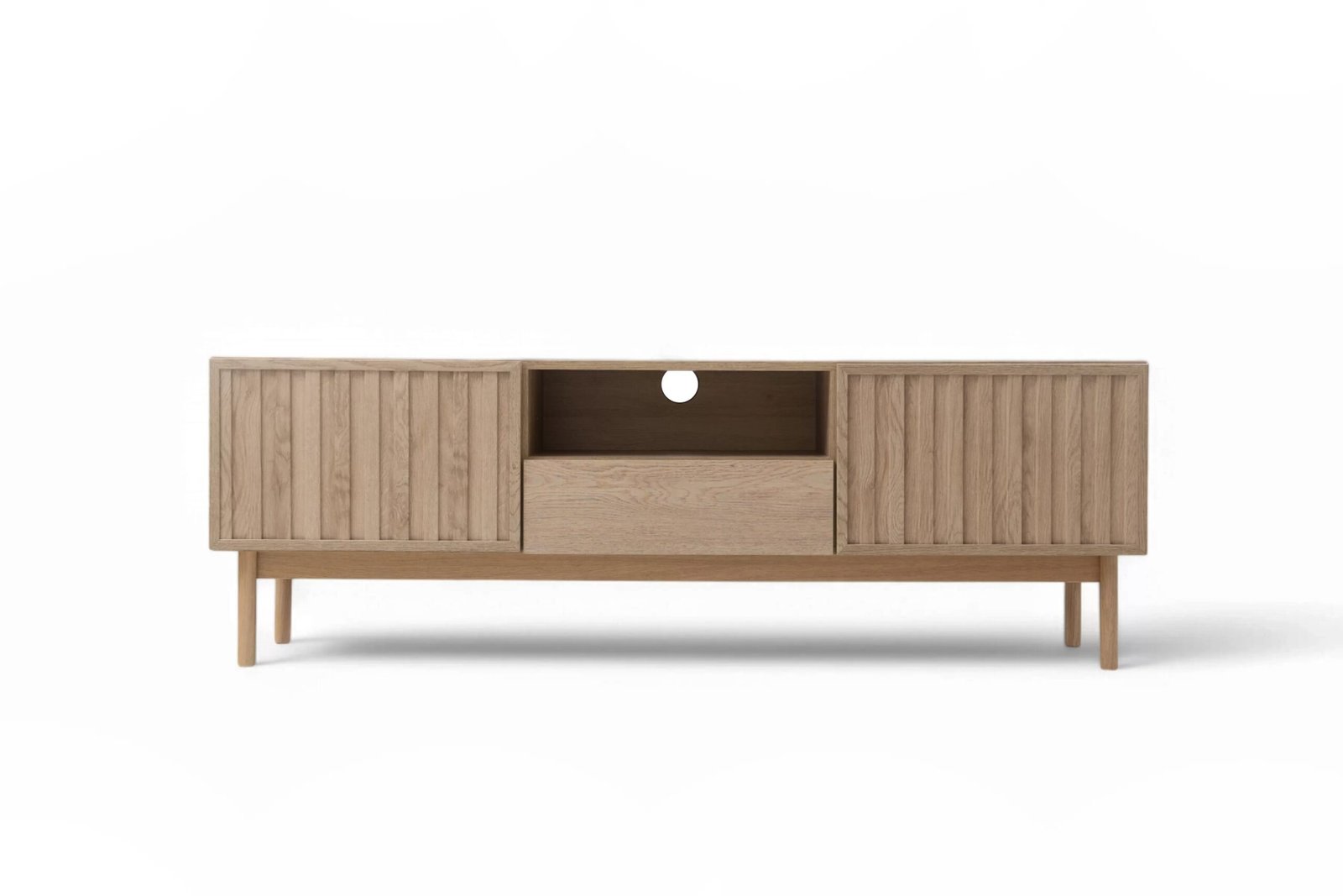 Modern Wooden TV Stand view 2
