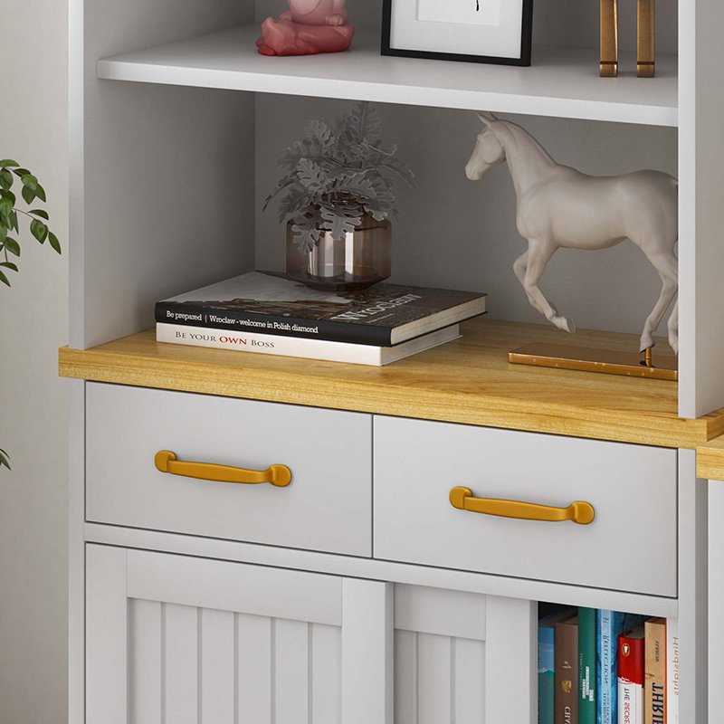 Modern Display Cabinet with Shelves & Storage Drawers view 5