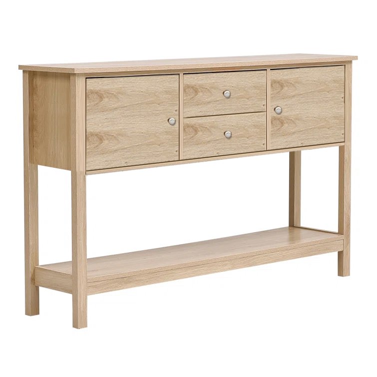 Console Table with Drawers & Bottom Shelf view 4