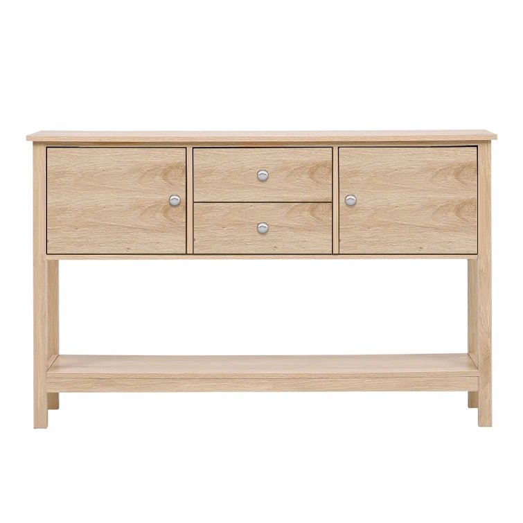 Console Table with Drawers & Bottom Shelf view 5