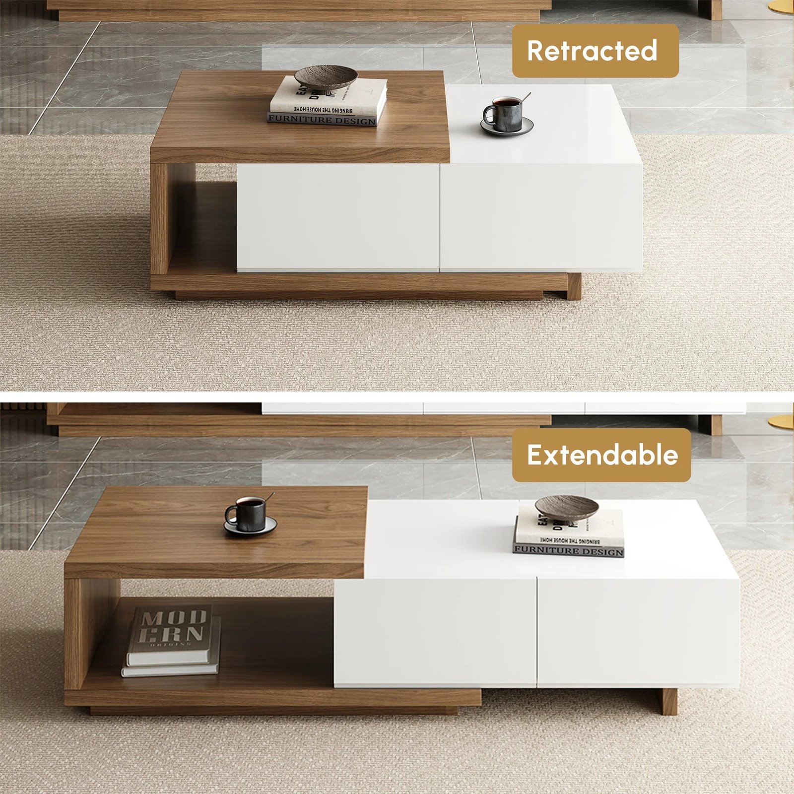 Extendable Coffee Table view 4