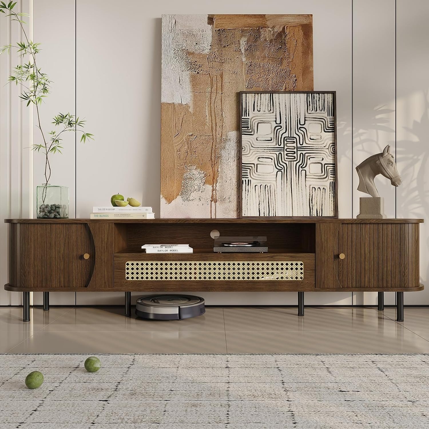 Rattan TV Stand