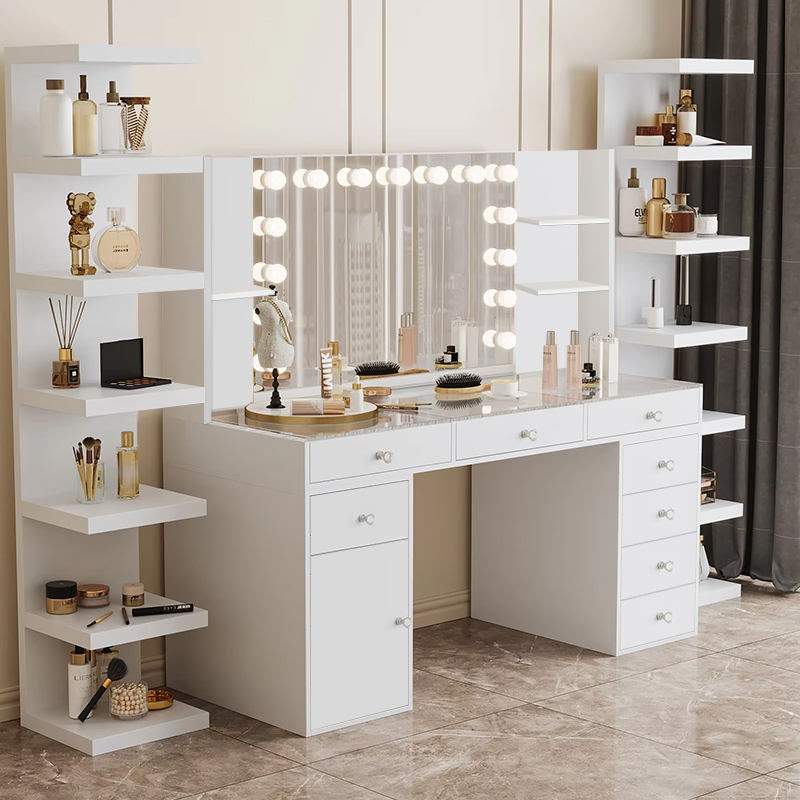 Dressing table with mirror for bedroom collection