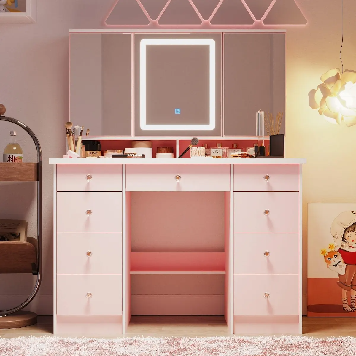 Color vanity set